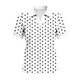 thumbnail image 4 of Posijego Womens Summer Tops Polka Dot Print Short Sleeve T-Shirts Collared Golf Tennis Shirts Casual Dressy Blouses for Ladies, 4 of 5