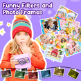 thumbnail image 3 of Kids Camera Instant Print for Girls, Dual Camera with Print Paper 32G Card, Christmas Birthday Gifts Toys for Toddler and Teenagers Age 3-16 Years Old Halloween Gift for Christmas, 3 of 7