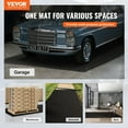 thumbnail image 3 of CAFORKP 3mm x 4ft x 8ft Black SBR Rubber Mat, Diamond Tread Garage Flooring, 3 of 11