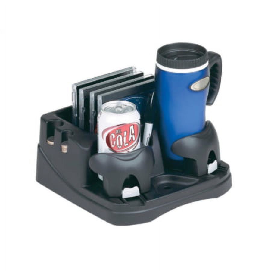 Go Gear Console This Euro Mini Console features 2 adjustable locking drink holders and 3 storage compartments. Black., 1 each, sold by each - image 5 of 6