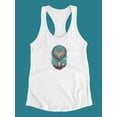 thumbnail image 3 of Deer And Moon Racerback Tank Women -Image by Shutterstock, Female Small, 3 of 4