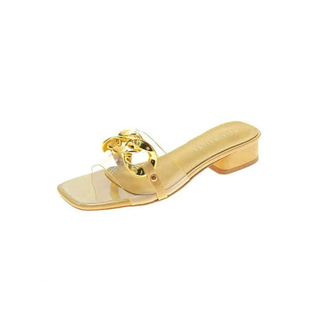 

LUXUR Ladies Slippers Summer Beach Sandals Slip-On Shoes