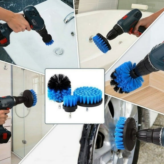 XGFHYJEH Electric Spin Scrubber, 3PCS Cordless Cleaning Brush, Power Spin Scrubber, Scrub Brush, Scrubber Cleaner, Electronic Scrubber, Barhroom Scrubber