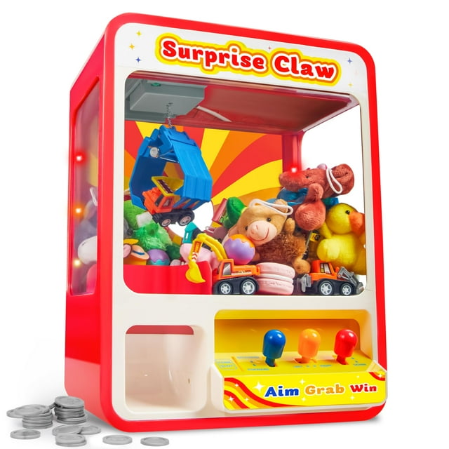 Juguete Claw Machine Arcade JOYIN con luz LED y sonido para niños de 3 años o más