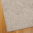 thumbnail image 3 of SAFAVIEH Martha Stewart Abstract Doncho Diamond Runner Rug, Grey/Ivory, 2'3" x 9', 3 of 10