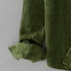 thumbnail image 4 of pstuiky manga larga de hombre, Camisa informal de manga larga con solapa y botones en color block para hombre. camisetas de hombre l, 4 of 4
