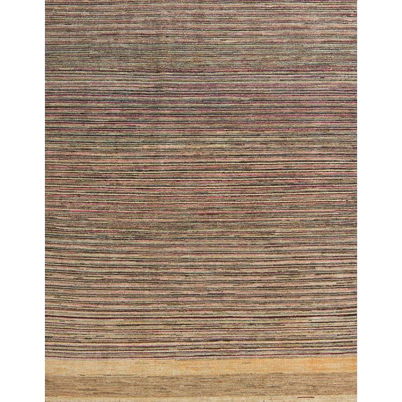 Ahgly Company Machine Washable Indoor Rectangle Abstract Brown Sugar Brown Area Rugs, 4' x 6'