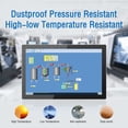 thumbnail image 2 of GreenTouch 10.1 Inch Touchscreen Monitor, Capacitive Multi-Touch Screen Display - 1280 x 800 Resolution, 2 of 7