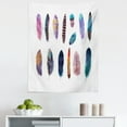 thumbnail image 1 of Feather Tapestry, Pattern of Colorful Different Types of Bohemian Fluff Tribal Inspired and Hipster, Fabric Wall Hanging Decor for Bedroom Living Room Dorm, 5 Sizes, Multicolor, by Ambesonne, 1 of 1