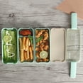 thumbnail image 1 of YYV Leakproof 3 Layer Bento Lunch Box 900Ml Microwave Safe Wheat Straw Container with Straw Compartment Leak Proof Microwave Food Container Meal Prep Bento Box, 1 of 3