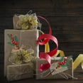 thumbnail image 3 of YISITIAN 10 Pcs Branches de Baies Rouges Artificielles 7.8 Pouces Pics de Sapin Enneigé de Noël Cônes de Pin Crampons de Houx pour Artisanat Décorations de Sapin de Noël (Non Flocage CJ919-21493), 3 of 8