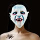 thumbnail image 5 of FELTECHELECTR Máscara de fantasma para Halloween, disfraz de cosplay, máscara horrible, espeluznante y aterradora, máscara de fantasma zombi con dientes., 5 of 5