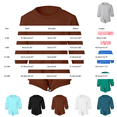 thumbnail image 4 of Coerni New Born Baby Cotton Romper Cute Long Sleeve Button Onesie Boys Girls Solid Soft Outfit Long Sleeve Crewneck Bodysuit, 4 of 9