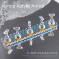 thumbnail image 1 of A Herramienta de práctica para decoración de uñas, estante acrílico para exhibición de uñas, soporte de cristal Ab para uñas, 1 of 4