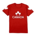 thumbnail image 4 of Girl's T Shirts Tops Graphic T Shirt Short Sleeve Casual Summer Top with Maple Leaf Print for Canada Day Celebration, 4 of 5