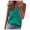 Green, variant on MEICHEN Women's Ruffle V-Neck Sleeveless Solid Print Casual Dressy T-Shirt Top Summer Essentials Fall Fashion Clothing