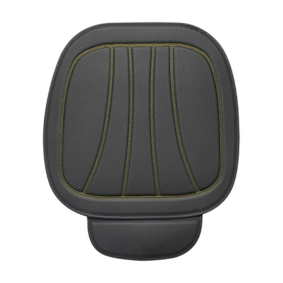 Qholemyo Car Seat Cushion All Season Leather Full Surround Cushion Breathable Non-slip For All Car Models