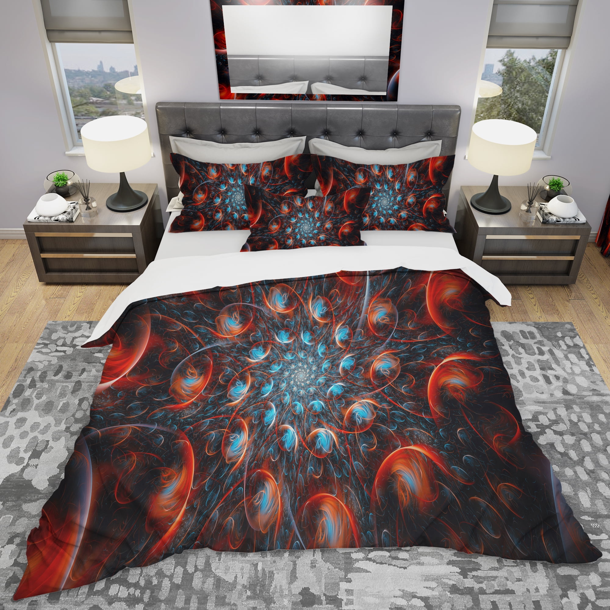 Designart 'Rapid Expansion' Modern & Contemporary Duvet Cover Set