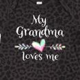 thumbnail image 4 of Inktastic My Grandma Loves Me Heart Grandchild Boys or Girls Baby Bodysuit, 4 of 5