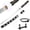 Doctor Law White, variant on Elervino 31 inches Wooden Sword Set, Shusui Wado Ichimonji Kitetsu
