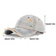 thumbnail image 3 of Gorra de béisbol unisex, moderna, versátil, de mezclilla perforada, para el sol, lavada, de poliéster., 3 of 9