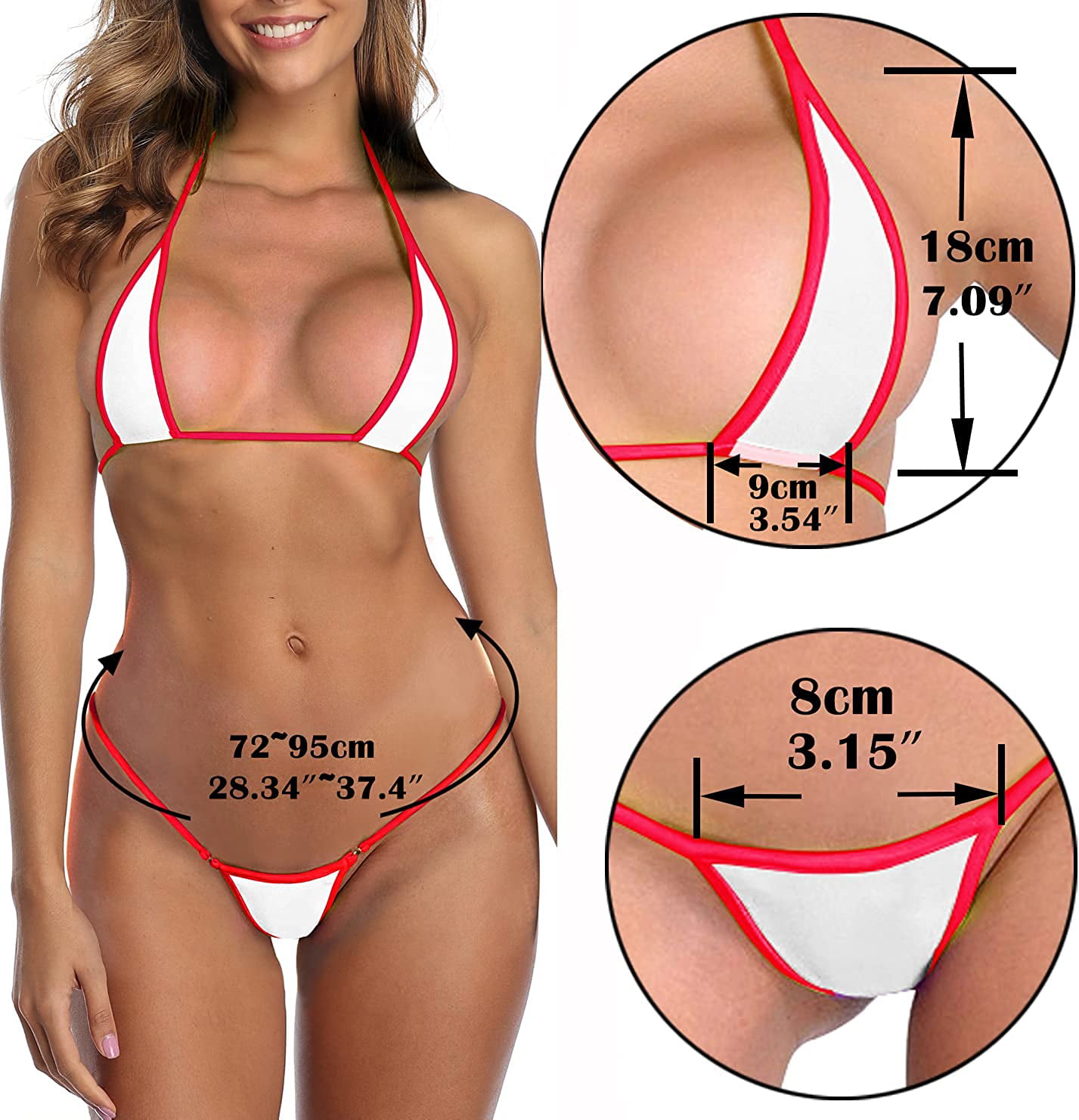 Snakeskin String Thong Bathing Suit Bikini for Women – SHERRYLO