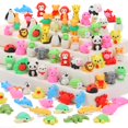 thumbnail image 1 of Lápiz 3D Desmontable LanMa de Animal Erasers, 70 unidades, para niños, 1 of 9