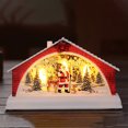 thumbnail image 3 of Adorno navideño de casa de pueblo con nieve Jadeshay 16*4*9,5 cm, 3 of 10