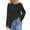 Black, variant on IROINNID Pullover Sweater for Women Solid Round Neck Knitted Loose Breathable Pullover Basic Versatile Base Sweater,Blue