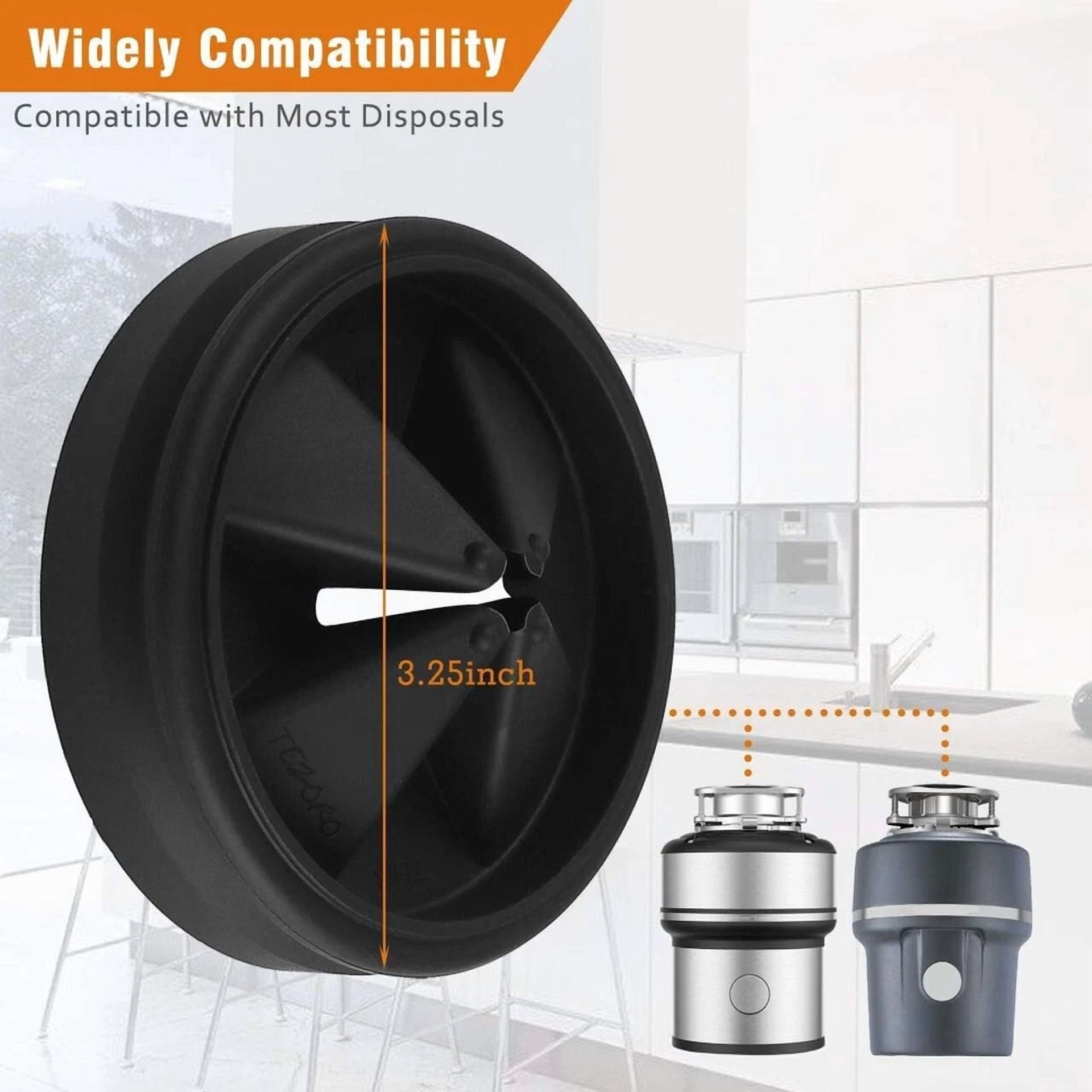 Disposal Splash Guard Garbage Stopper For Insinkerator Black Rubber