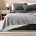 thumbnail image 3 of Bare Home Plush Sherpa Bed Blanket - Fluffy & Soft - Reversible - Lightweight - King, Light Gray, 3 of 10
