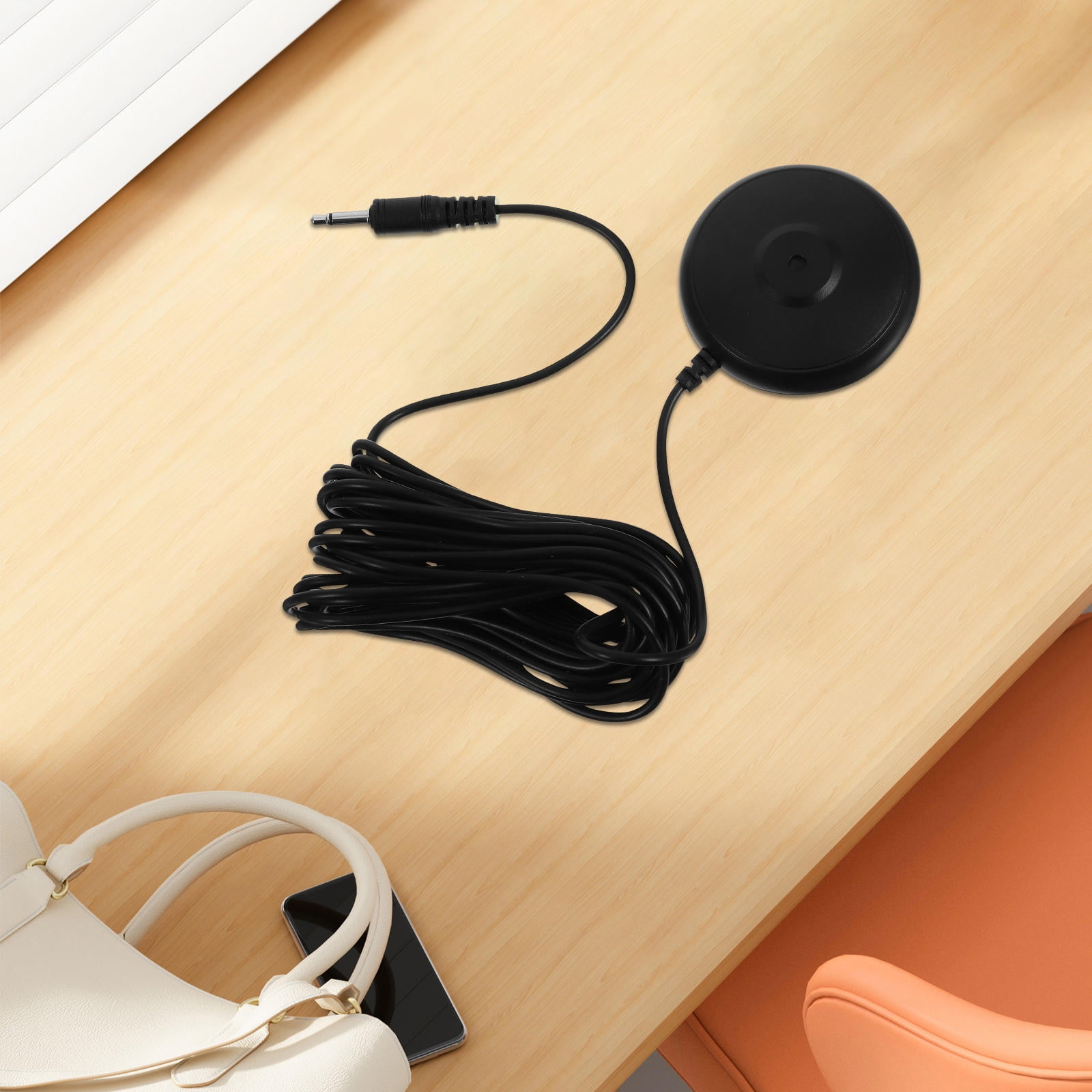 NICERIO Portable Black Desktop Microphone for Podcast Recording Streaming Online Communication and Capture