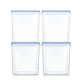 thumbnail image 2 of Bearachild Contenedor de alimentos de 4 Uds., caja de almacenamiento de alimentos de plástico de 2,5 l, contenedores de cocina, organizador de latas de Organizadores de utensilios de cocina Bearachild HA005546-00, 2 of 6