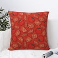 thumbnail image 4 of Yiaed Tomatoes Print Pillow Covers Super Soft Decorative Square Throw Pillow Covers Case Cushion Covers for Sofa Couch Bedroom Car Decor（No pillow core）-16"x16", 4 of 7