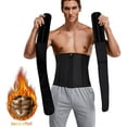 thumbnail image 3 of VASLANDA Sauna Waist Trimmer Belt, Wide Men Workout Waist Trainer, Sweat AB Belt with Adjustable Double Straps, Weight Loss Back Support Neoprene Snug Fit Belly Belt, 3 of 6