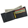 thumbnail image 4 of Genuine Lambskin Leather Bifold Snap Pocket Wallet 1154, 4 of 24