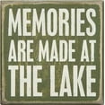 thumbnail image 2 of Primitives by Kathy Box Sign, 4 x 1.75 x 4 inches, Memories Are Made At The Lake, 2 of 2