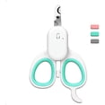 thumbnail image 1 of Cat Claw Clipper, Multifunction Professional Puppy & Small Animal Nail Clippers, Stainless Steel Scissors, Equipped With High Brightness Led Light And Uv Light (Green), 1 of 5