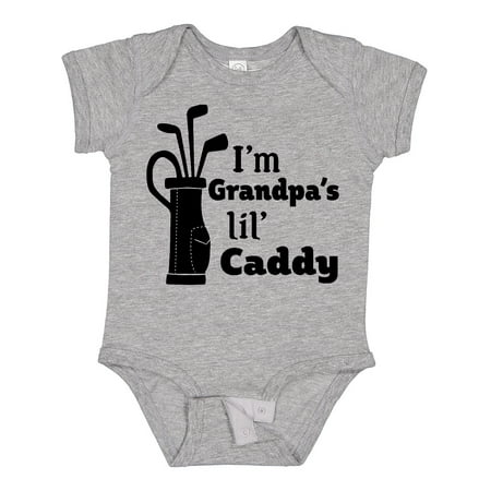

Inktastic I m Grandpa s Lil Caddy- Golf for Kids Gift Baby Boy or Baby Girl Bodysuit