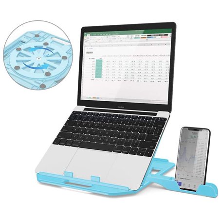 Portable Foldable Plastic Monitor Riser, Height Adjustable Computer ...