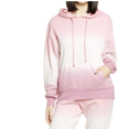 thumbnail image 1 of BP. Women's Oversized Hooded Sweatshirt In Pink Dip Dye Size XS, 1 of 1