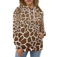 thumbnail image 4 of Giraffe Pattern Men's Women New Sweatshirt Hoodie Men's Plus Size Sweatshirt Hooded Sweatshirt 3d Printed Street Men's Cloth, 4 of 6