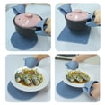 thumbnail image 3 of Alfombrilla de mesa resistente al calor leyfeng 4 uds 2 clips de mano, 3 of 8