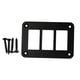thumbnail image 2 of Soporte de la carcasa del panel del interruptor basculante Carcasa del interruptor basculante de palanca impermeable negra 3 vías, 2 of 7