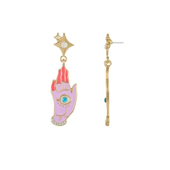 Way to Celebrate Halloween Fortune Teller Hands Earring, 1 Pair