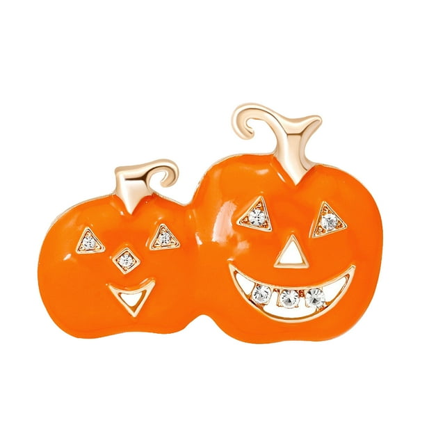 Halloween Pumpkin Brooch Fall Cute Funny Gift For Family And Friends
