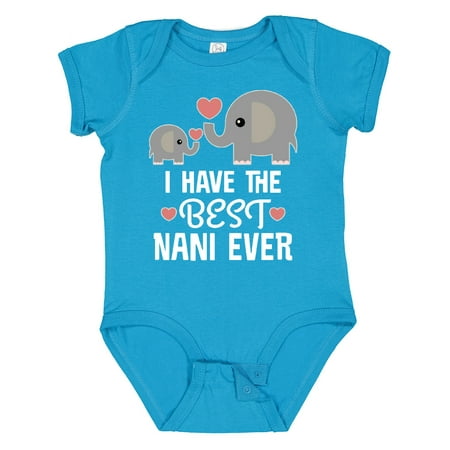 

Inktastic Best Nani Ever Grandchild Gift Baby Boy or Baby Girl Bodysuit