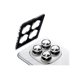 thumbnail image 3 of 3-pack Camera Lens Protector for Xiaomi - Silver Model 7, 3 of 4