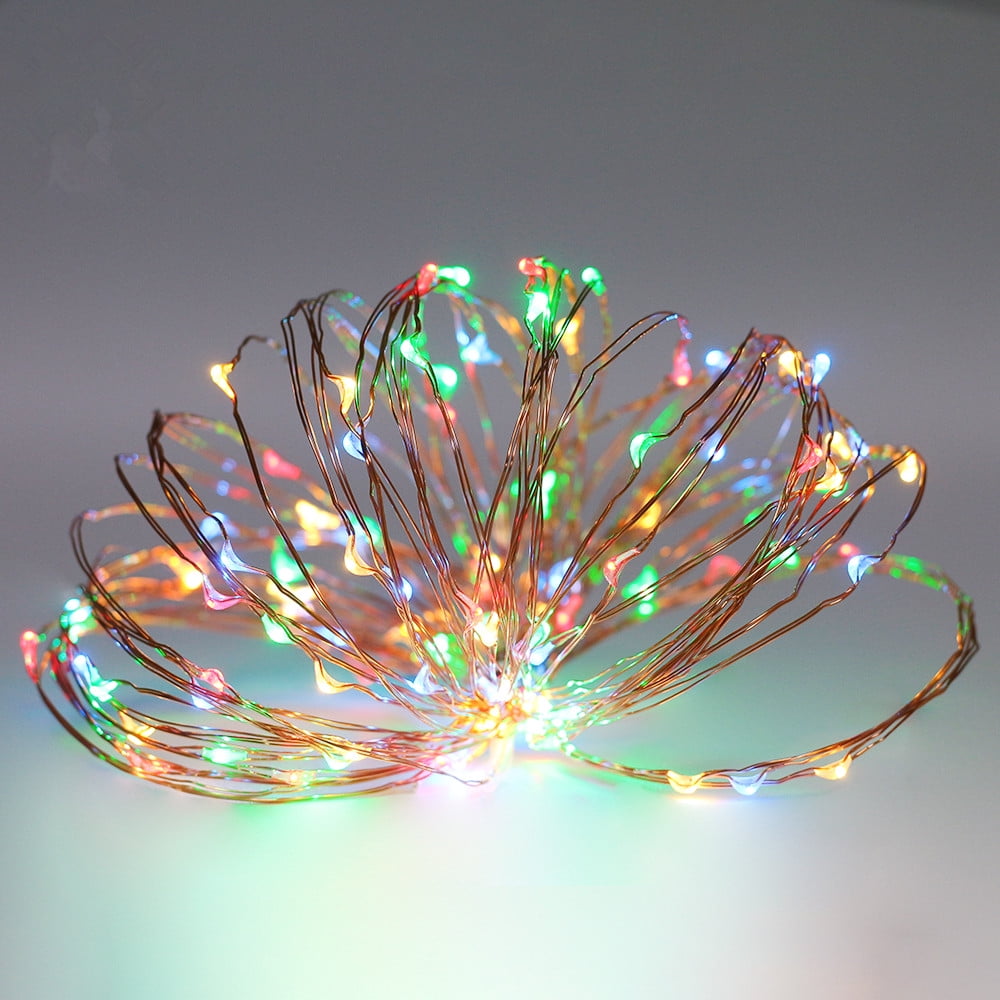 Dimmable 33ft 100 LED Weather Proof Indoor/Outdoor Twinkle ...