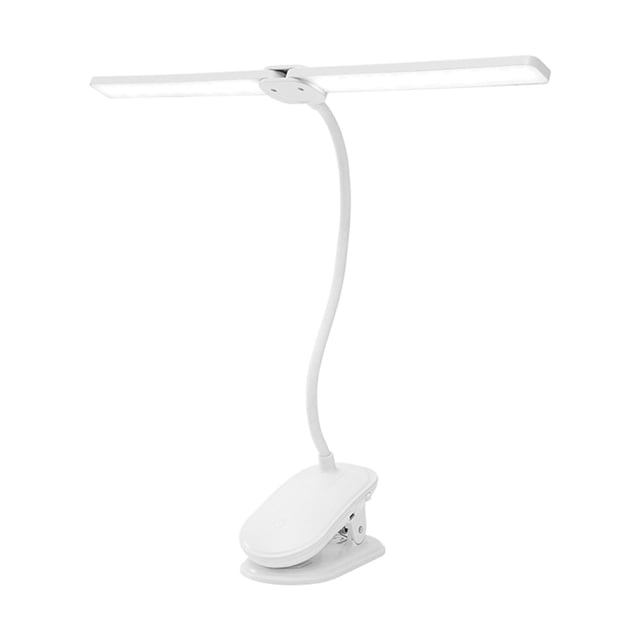 Luz de libro LED Lámpara de clip portátil recargable por USB con protección para los ojos Sunnimix Lámpara de mesa de noche